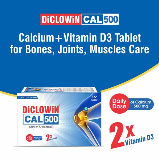 Best Body Pain killer Tablet - DICLOWIN 500 Tablet