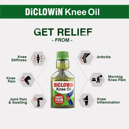 Best Relief For Arthritic Knees - DICLOWIN Knee Oil
