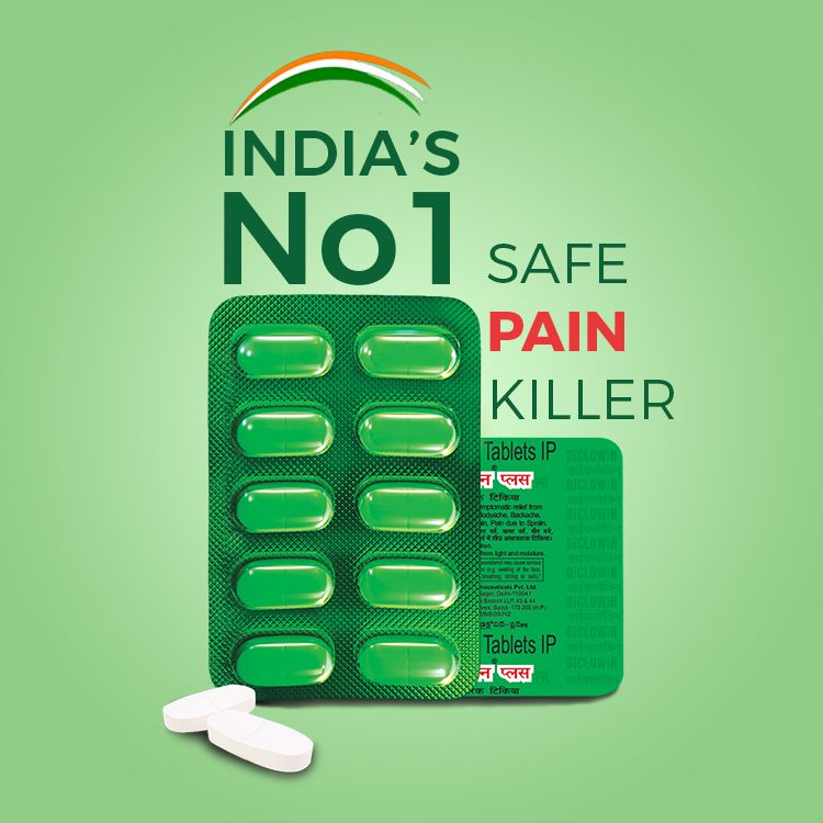 Best Body Pain killer Tablet - DICLOWIN Plus Tablet