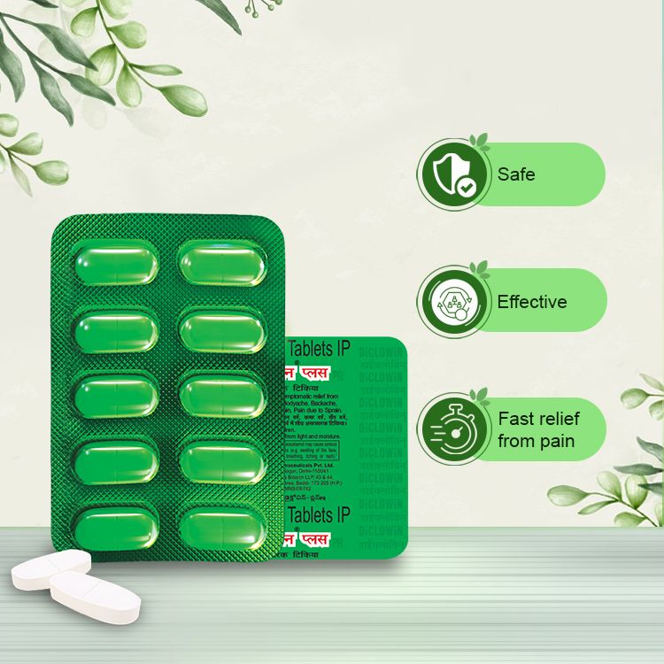 Best Body Pain killer Tablet - DICLOWIN Plus Tablet